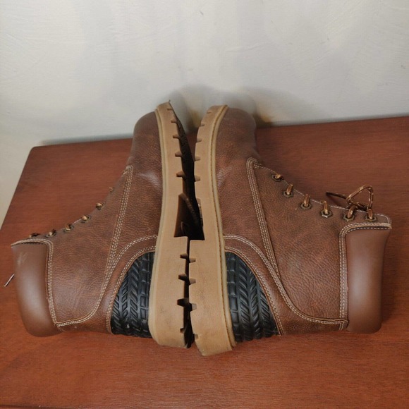 Goodyear Men\'s Boots Size 7.5 Maverick ST Brown Leather Steel Toe. main image 7